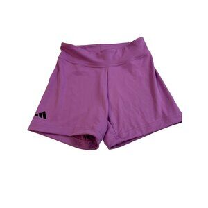 Adidas Originals Women’s Booty Tennis Shorts S Lavender Running Gym Workout Logo